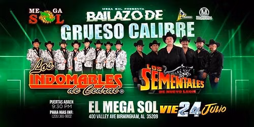 LOS INDOMABLES DE CEDRAL, LOS SEMENTALES DE NUEVO LEON & MAS