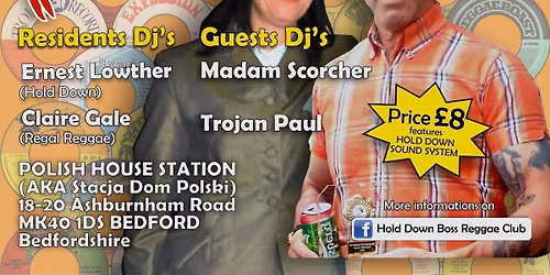Hold Down Boss Reggae Club 14\/11\/2026