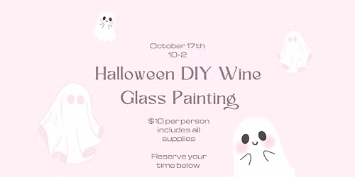 Halloween DIY Wine Glass Painting