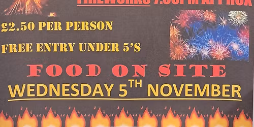 Royal Oak Bonfire night!!