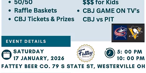 CBJ WATCH PARTY for DOUG's KIDS