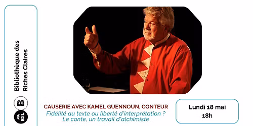 Causerie avec Kamel Guennoun, conteur