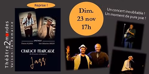 Chanson fran\u00e7aise Jazz "de Brassens \u00e0  Nougaro"