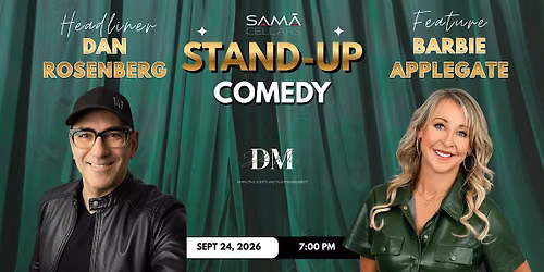 Stand-Up Comedy with Dan Rosenberg @ SAM\u0100 Cellars featuring B. Applegate