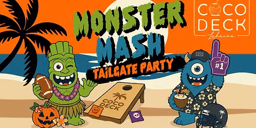 JOIN US FOR A HALLOWEEN TAILGATE PARTY AT COCO DECK!