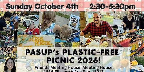 PASUP's Plastic-Free Potluck Picnic