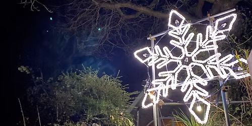 Mitchell Christmas light switch on 