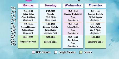 TSD Dance Studio - Spring Season 2026 - Open Week