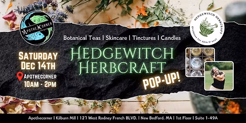 Hedgewitch Herbcraft Pop-Up | Apothecorner
