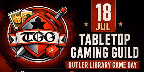 Tabletop Gaming Guild 26th Library Game Day!