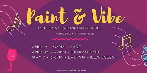 Paint and Vibe: Sade Listening Lounge