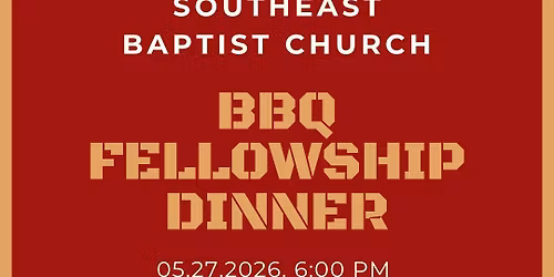BBQ Fellowship Dinner
