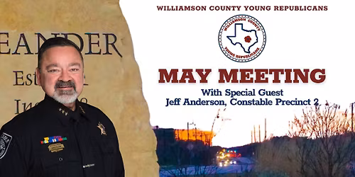 May Meeting with Constable Jeff Anderson