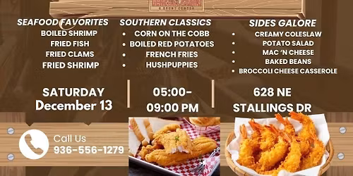 ALL YOU CAN EAT SOUTHERN FRIED FISH AND SHRIMP BUFFET