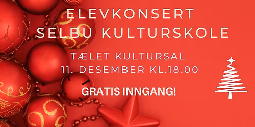 Julekonsert med elever fra kulturskolen