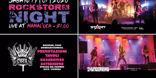 ROCKSTORM NIGHT | MAMAL\u2019OCA VICENZA