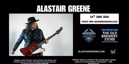 Alastair Greene Live At The Old Brewery Store, Faversham, Kent