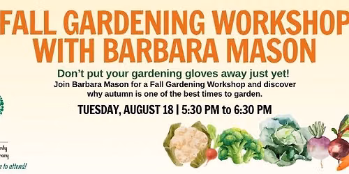 Fall Gardening with Barbara Mason