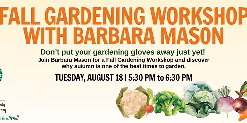 Fall Gardening with Barbara Mason