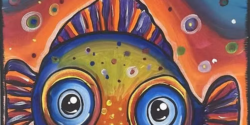 "Groovy Guppy" In-Studio Paint Party!