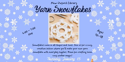 Yarn Snowflakes