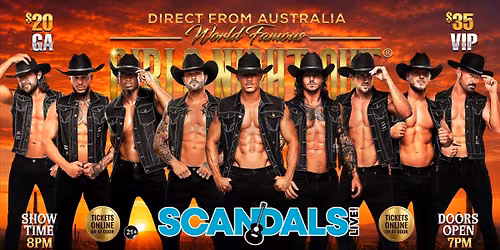 Oct 13th: Virginia Beach, VA- GIRLS NIGHT OUT\u00ae AUSTRALIAN TAKEOVER at Scandals