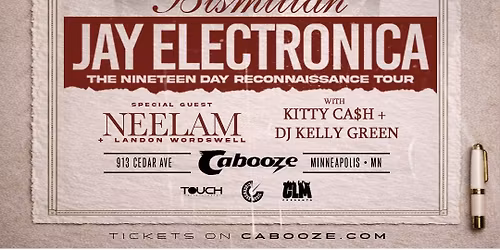 Jay Electronica Live at The Cabooze (April 30th)