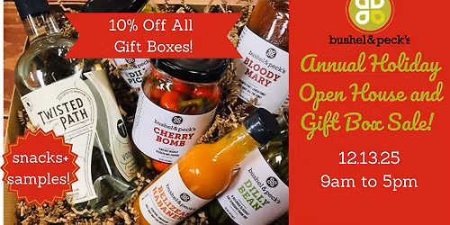 Annual Holiday Open House and Gift Box Sale