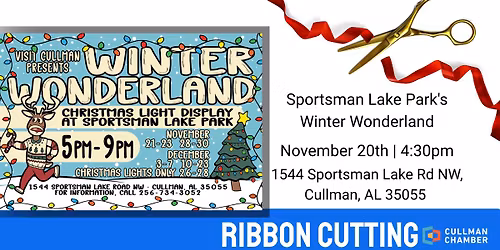 Ribbon Cutting: Sportsman Lake Park's Winter Wonderland