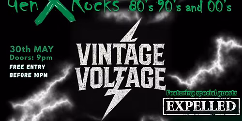Gen X Rocks Feat. VINTAGE VOLTAGE