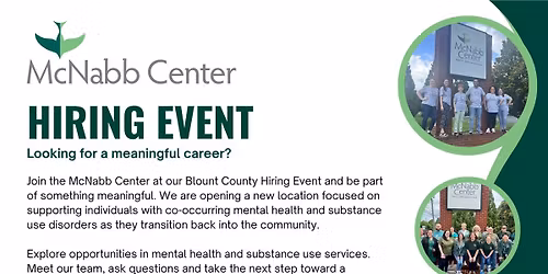 Blount County Hiring Event
