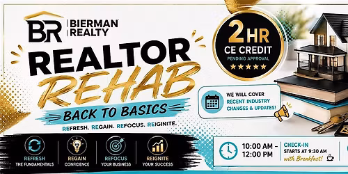 REALTOR REHAB; Back To Basics Class at BEAZER HOMES Artavia - Conroe