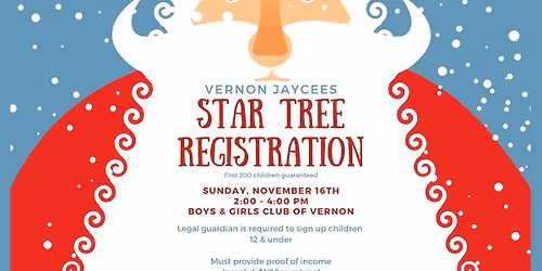 Vernon Jaycees - Star Tree Registration