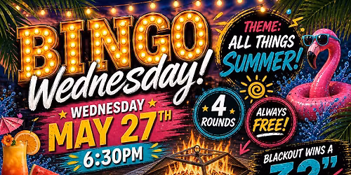 \u2600\ufe0fALL THINGS SUMMER BINGO NIGHT\u26f1\ufe0f
