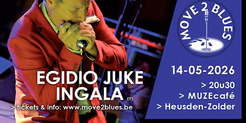 Egidio "Juke" Ingala (IT\/FR) - Move2blues @ MUZEcaf\u00e9 Heusden Zolder.