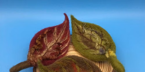 \u00a316 Needlefelt a Stylish Leaf Brooch