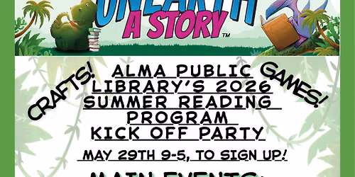 2026 Summer Reading Program Kick Off Party