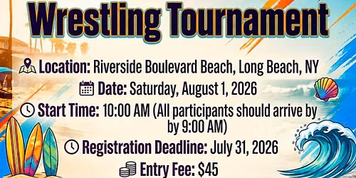 3rd Annual Jones & Gillespie East Coast Beach Wrestling Tournament