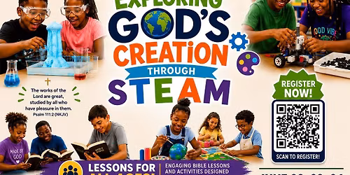 Vacation Bible School at FCC (Exploring God's Creation Through STEAM)