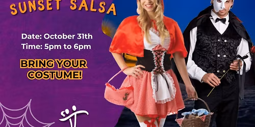 HALLOWEEN SUNSET SALSA BEACH CLASS