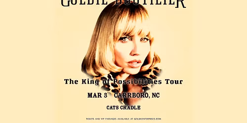 Goldie Boutilier \u2013 2025 Tour \u2013 LIVE at Cat's Cradle