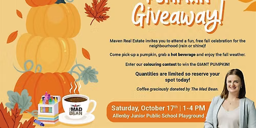 Allenby Pumpkin Giveaway