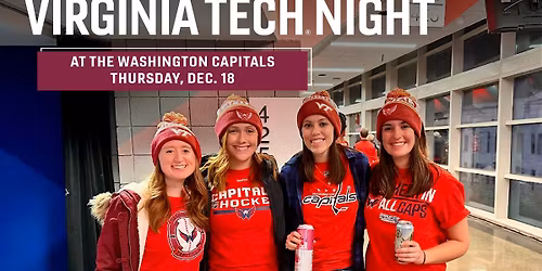 Virginia Tech Night at the Washington Capitals