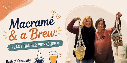 Macram\u00e9 & a Brew: Plant Hanger Workshop at Republic Brewing Co.