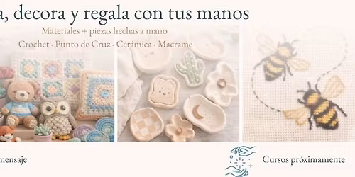 \u2615\ud83e\uddf5 Puntadas & Caf\u00e9 | Taller de Punto de Cruz para Principiantes