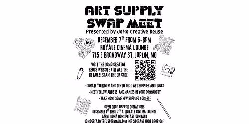 December Art Supply Swap Meet