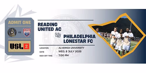 Reading United AC vs. Philadelphia Lone Star FC | USL2 Soccer
