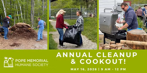 Annual Cleanup and Cookout!