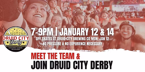 Druid City Roller Derby Adult Recruitment Meet & Greet
