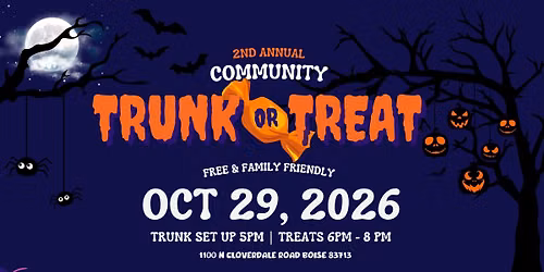 2ND ANNUAL COMMUNITY TRUNK OR TREAT